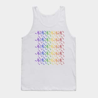 Dancing  Rainbow Skeletons Tank Top